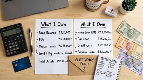 Emergency fund savings set aside for unexpected expenses